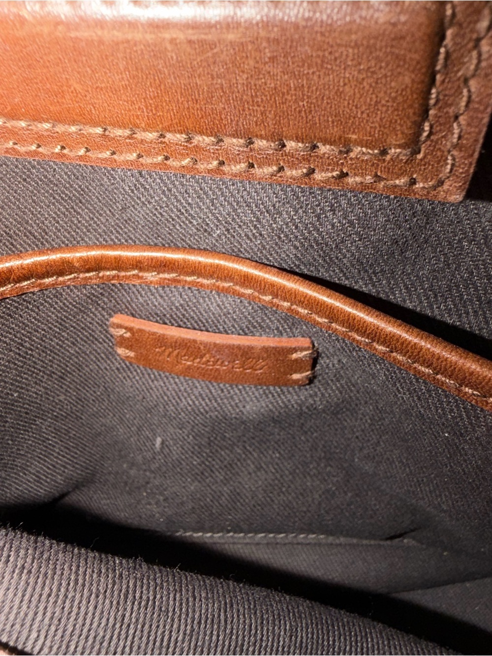 Madewell Sydney Leather Crossbody Leopard Calf Hair bag - Picture 6 of 11